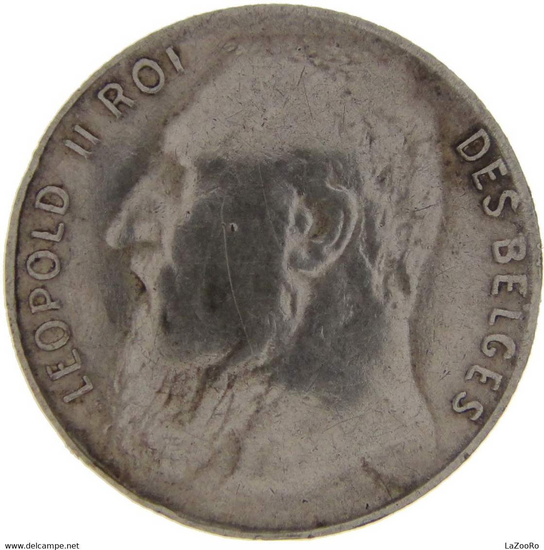 LaZooRo: Belgium 50 Centimes 1901 VF / XF - Silver - 50 Cent