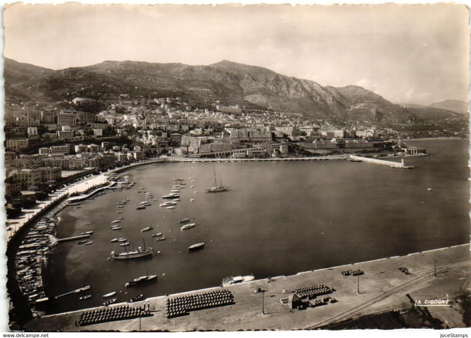 PRINCIPAUTE DE MONACO VUE PANORAMIQUE  CPSM - La Condamine