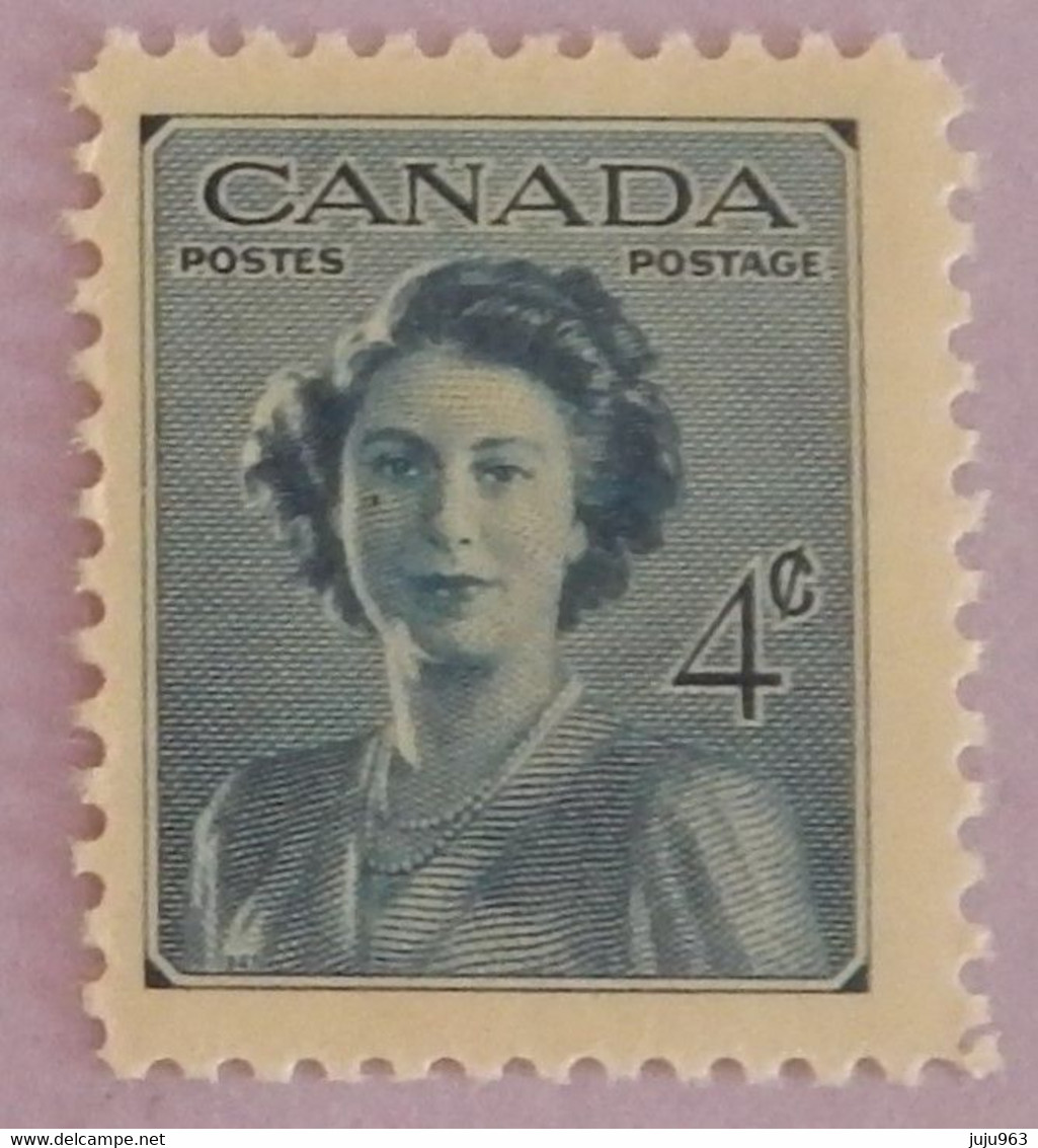 CANADA YT 227 NEUF**MNH "PRINCESSE ELISABETH" ANNÉE 1947 - Nuevos