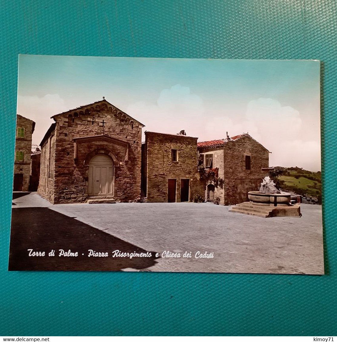 Cartolina Torre Di Palme - Piazza Risorgimento E Chiesa Dei Caduti. Non Viaggiata - Fermo