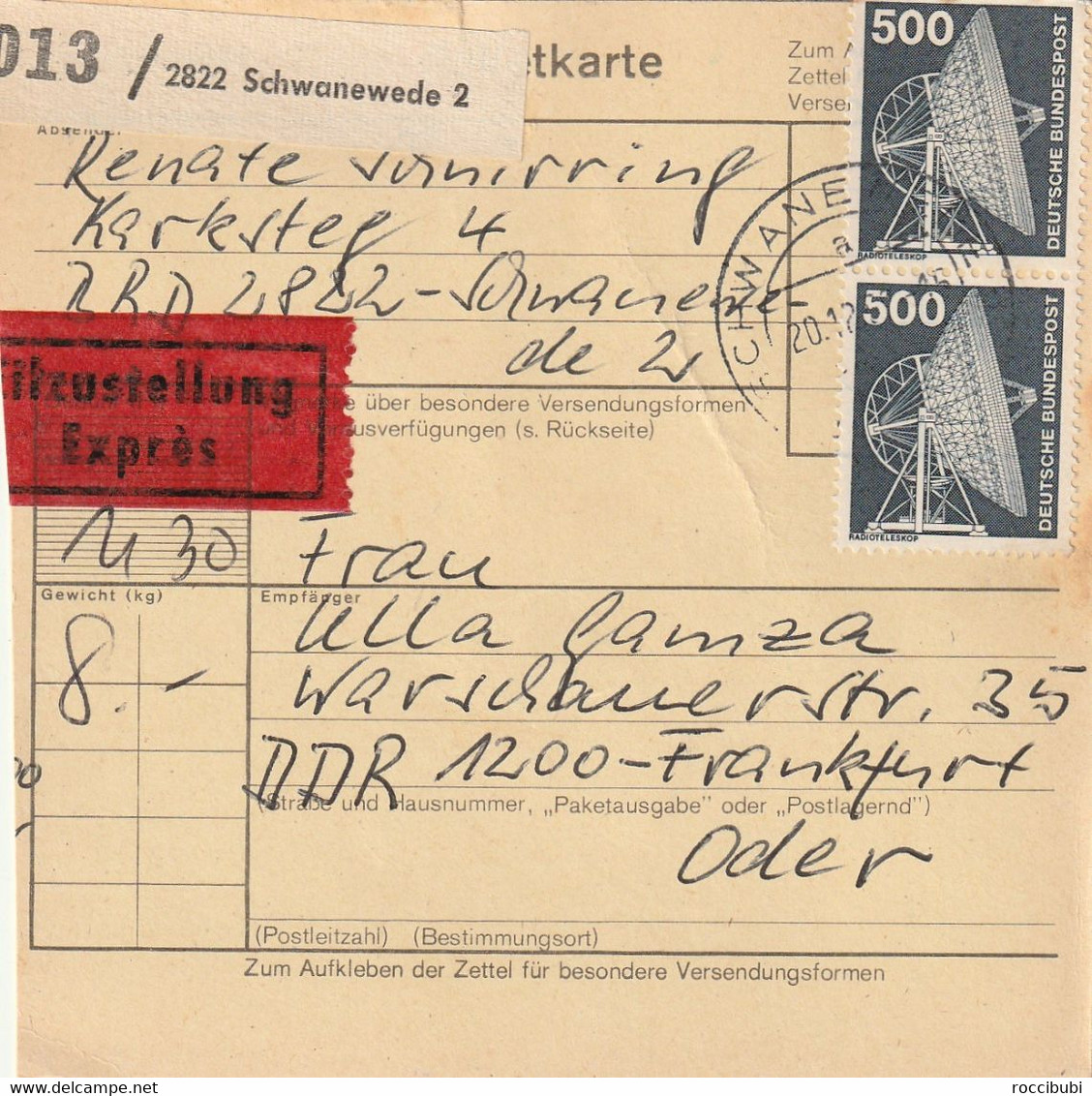 Paketkarte, Schwanewede - Sonstige & Ohne Zuordnung