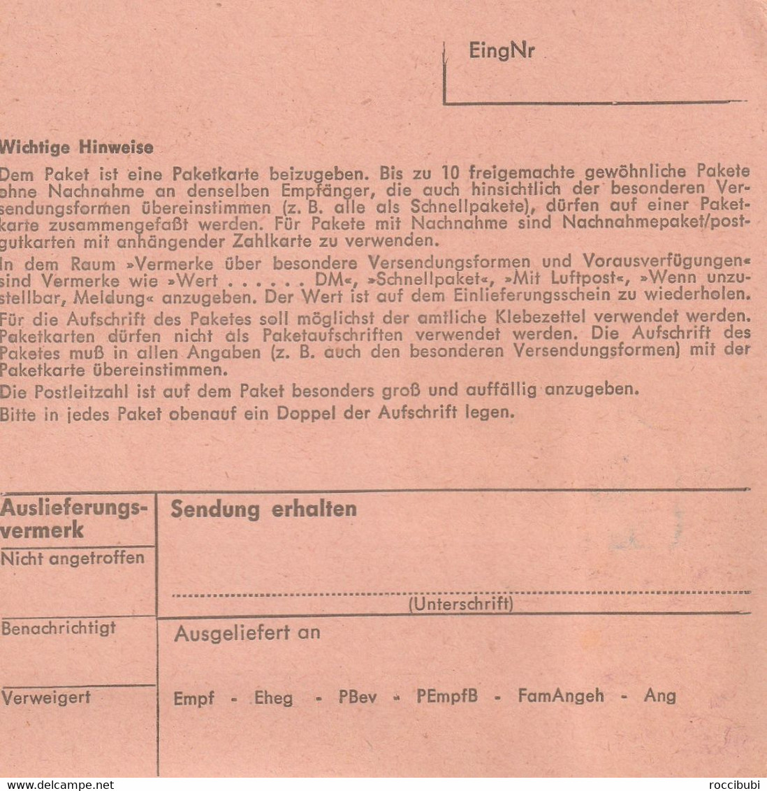 Paketkarte, Bremen - Sonstige & Ohne Zuordnung