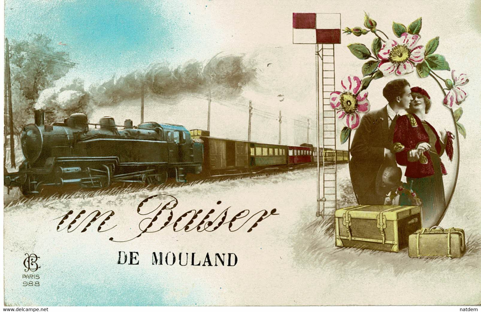 Mouland, "Un Baiser De Mouland",  Beau Train à Vapeur - Fourons - Vören