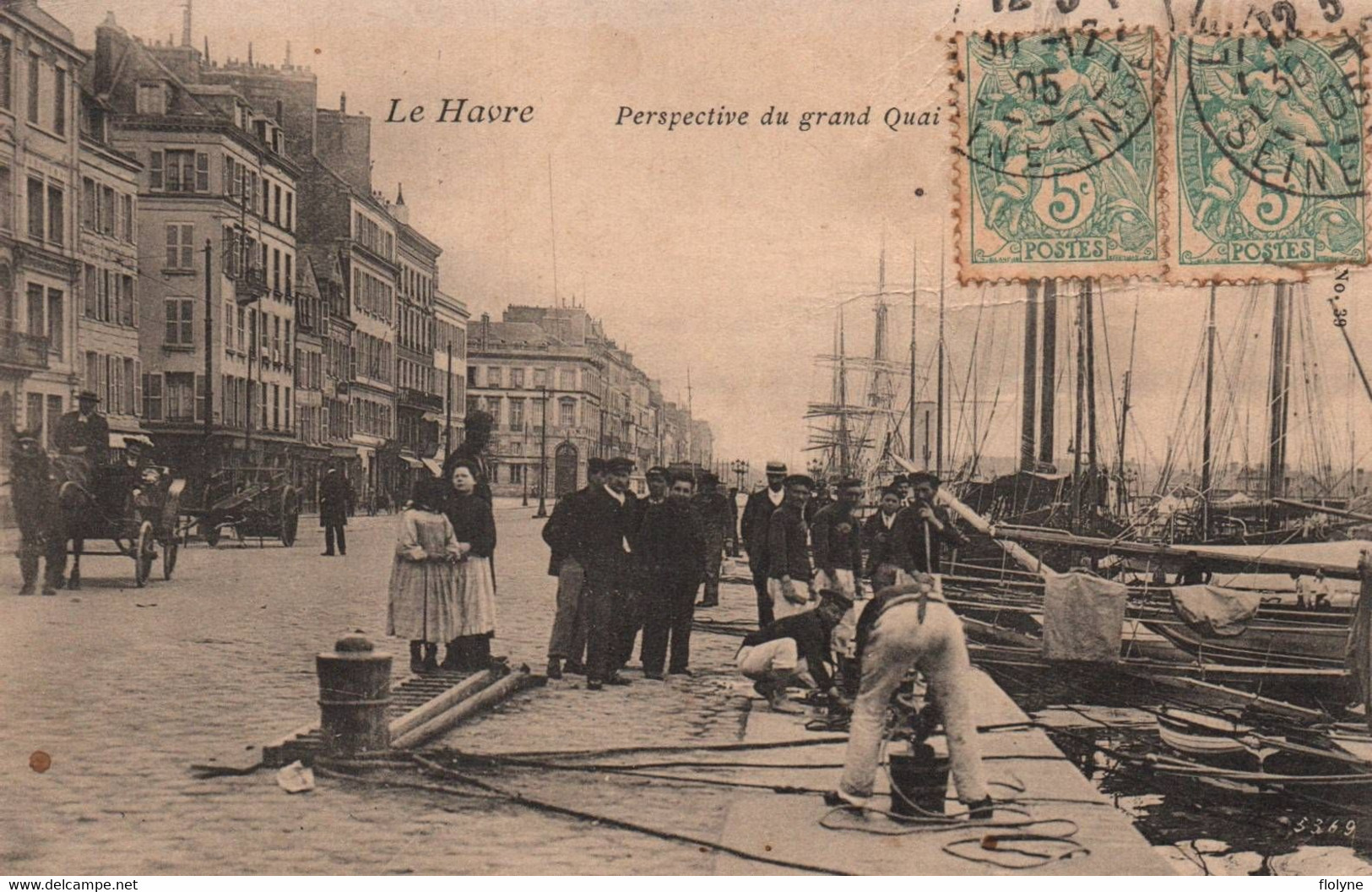 Le Havre - Perspective Du Grand Quai - Pêcheurs - Port