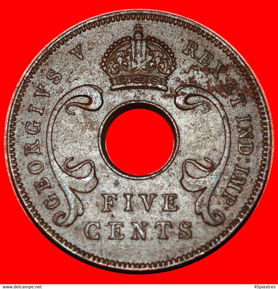 ~ GREAT BRITAIN (1921-1936): EAST AFRICA ★ 5 CENTS 1922! GEORGE V (1911-1936)★LOW START ★ NO RESERVE! - Britse Kolonie