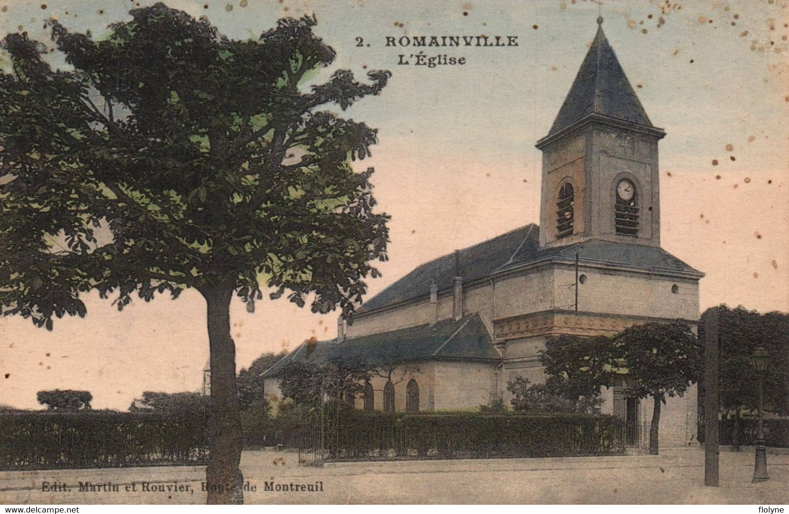Romainville - Place De L'église Du Village - Romainville