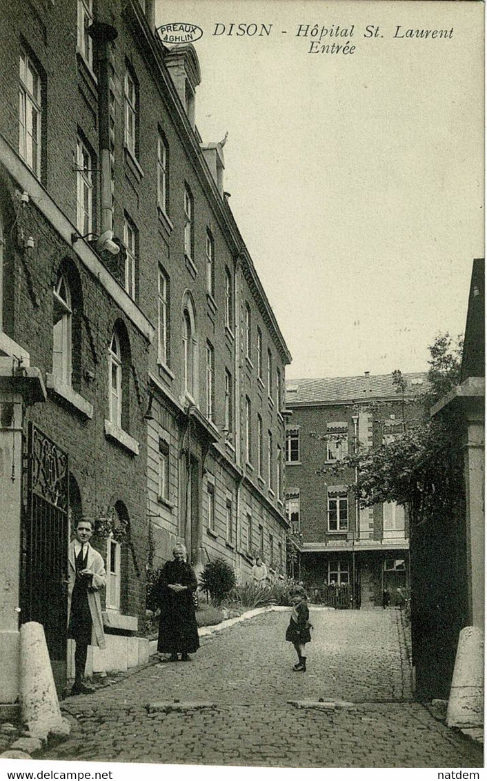 Dison, Hôpital, Hospice Saint Laurent, Entrée, Animée - Dison