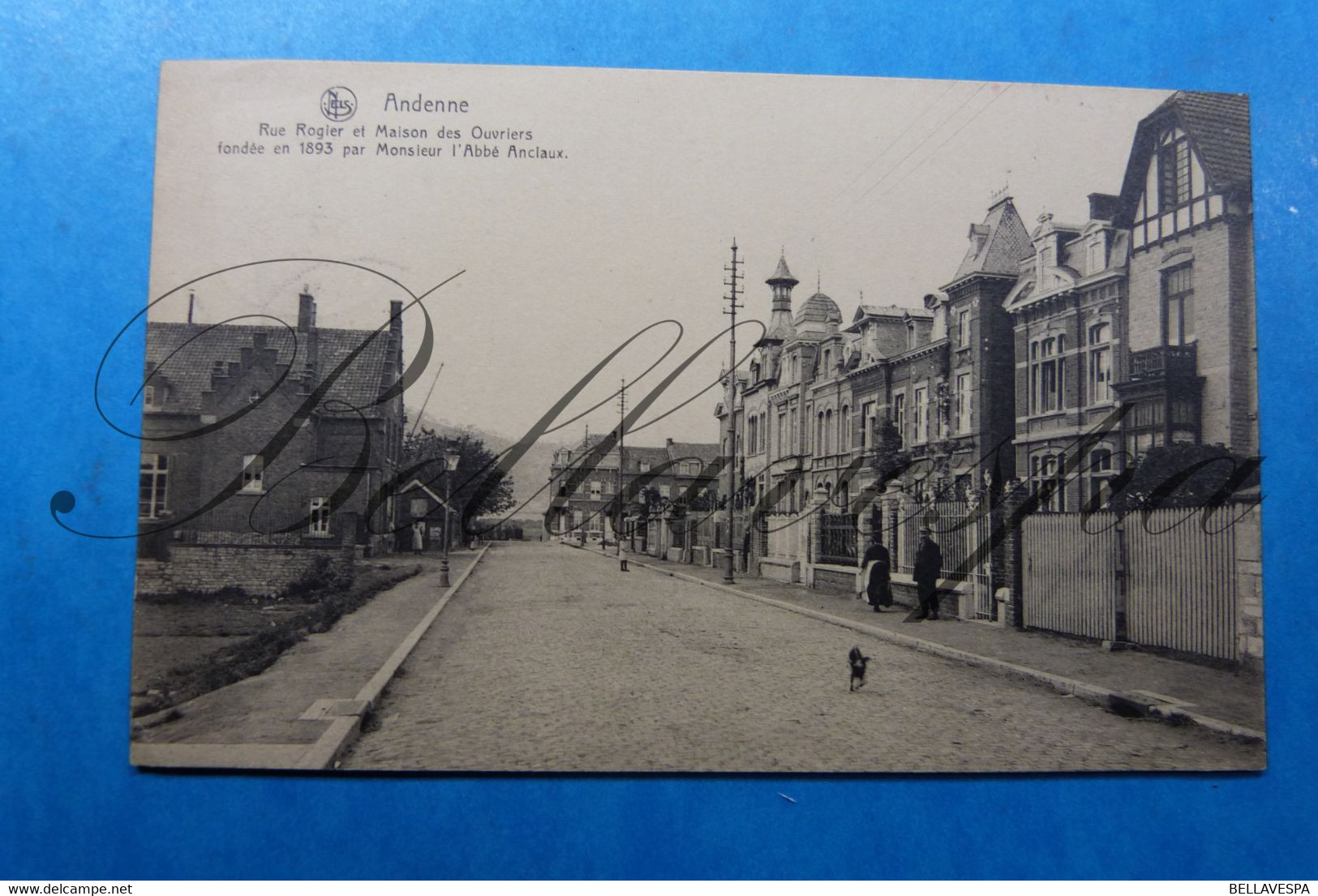 Andenne Rue Roger Et Maison Des Ouvriers 1924 - Andenne