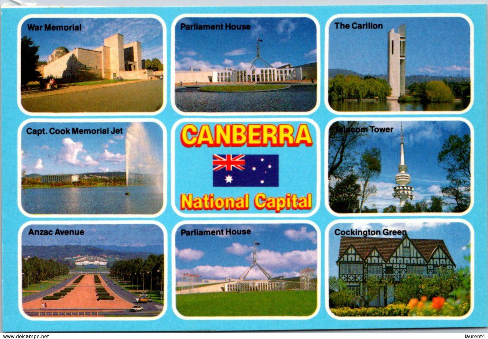 (4 N 31) Australia - ACT - Canberra - 8 Views - Canberra (ACT)
