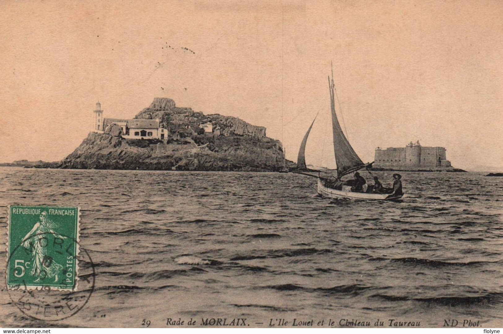 Morlaix - La Rade - Ile Louet Et Le Château Du Taureau - Morlaix