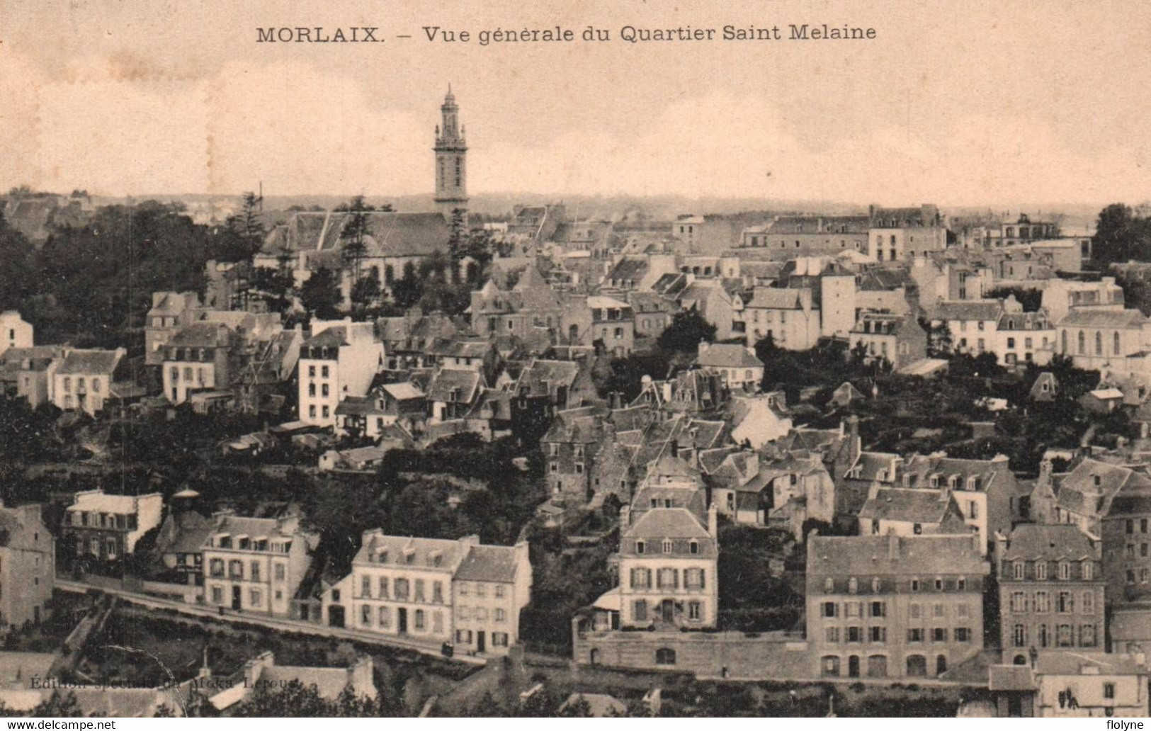 Morlaix - Vue Générale Du Quartier Saint Melaine - Morlaix