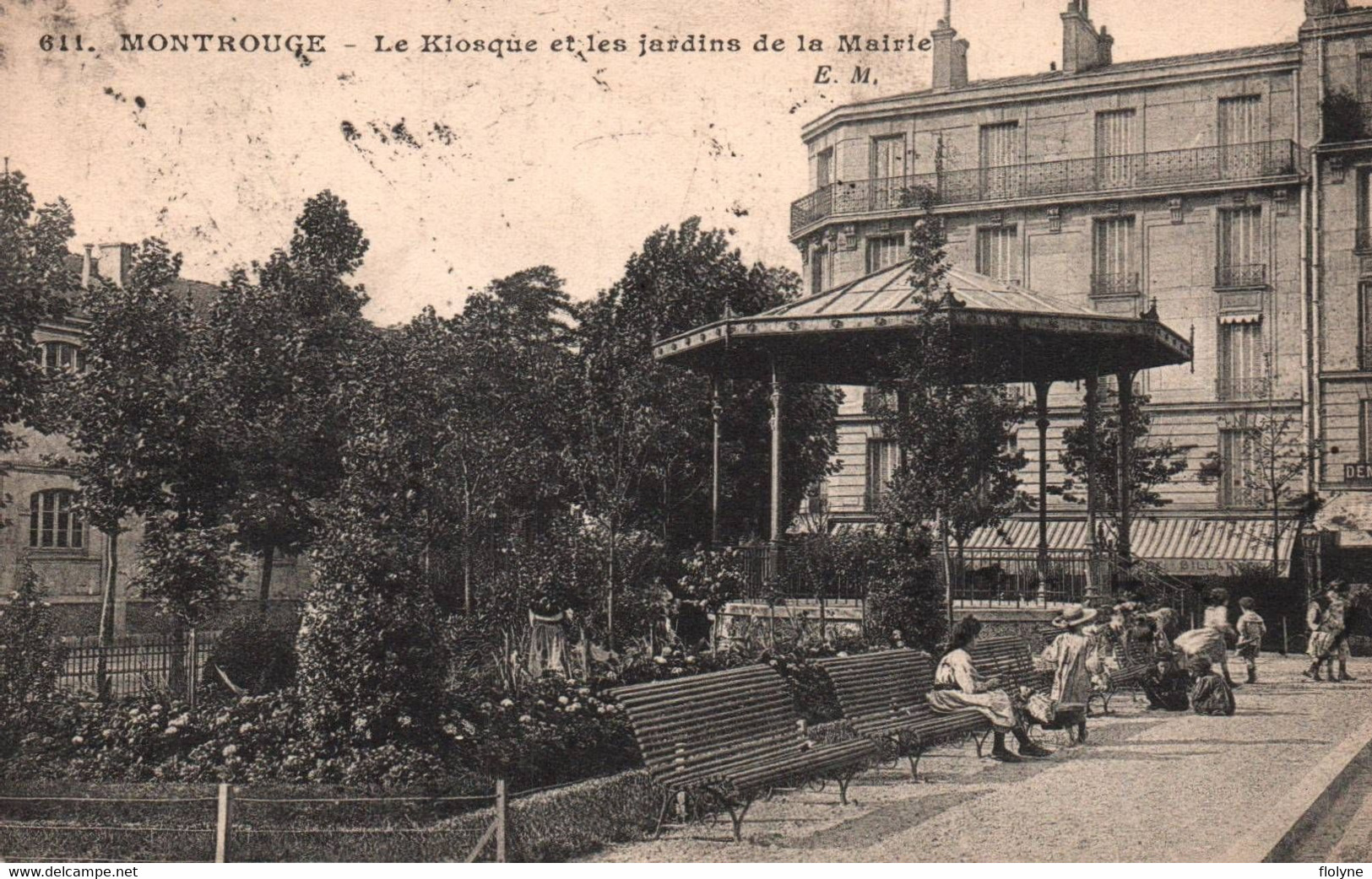Montrouge - Le Kiosque à Musique Et Les Jardins De La Mairie - Montrouge