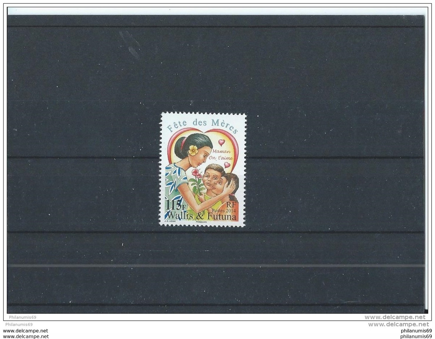 WALLIS ET FUTUNA 2014 - YT N°815 NEUF SANS CHARNIERE ** (MNH) GOMME D'ORIGINE LUXE - Unused Stamps
