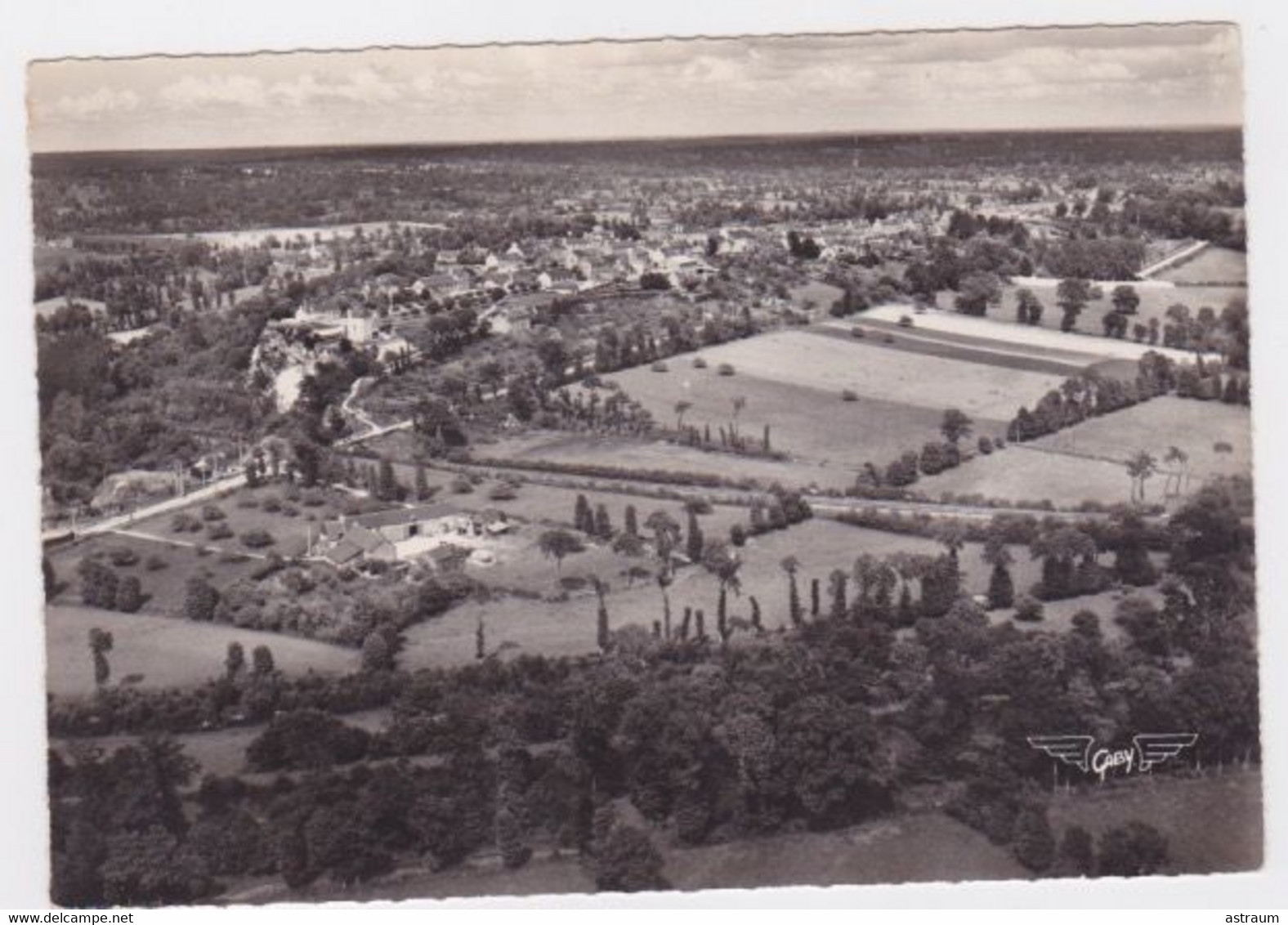 Cpa-35- Saint Germain Sur Ille -peu Courante- La France Vue Du Ciel...-edi Artaud N°5 - Saint-Germain-sur-Ille