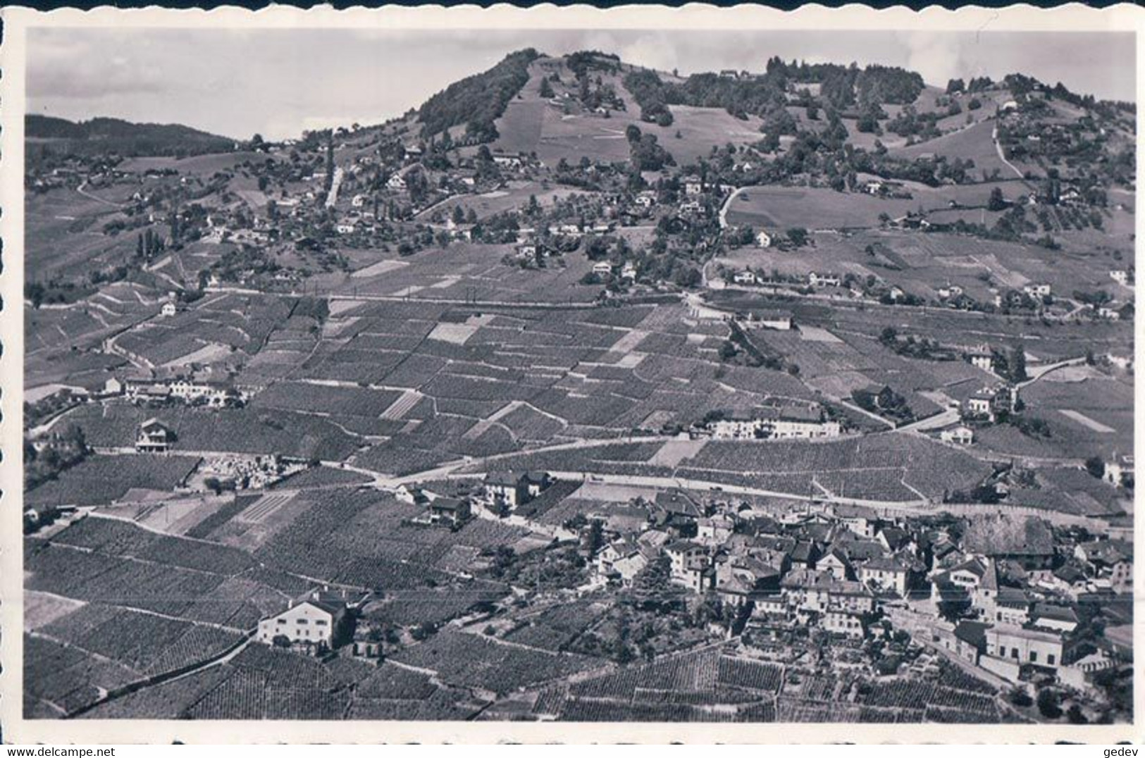 Grandvaux VD Vu D'avion (4093) - Grandvaux