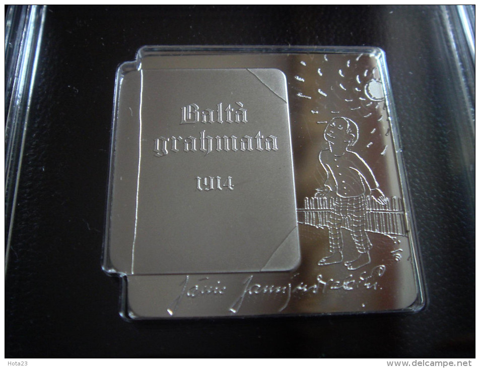 2014 Latvia Lettland Lettonie 5 EURO Silver Coin White Book PROOF + BOX + SERTIFIKAT - Letland