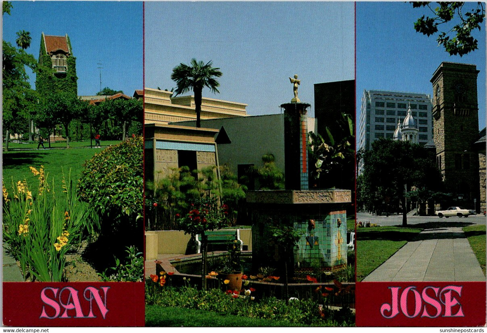 California San Jose Multi View Museum Of Art Rosicrucian Society Grounds And Dailey Auditorium At San Jose University - San Jose