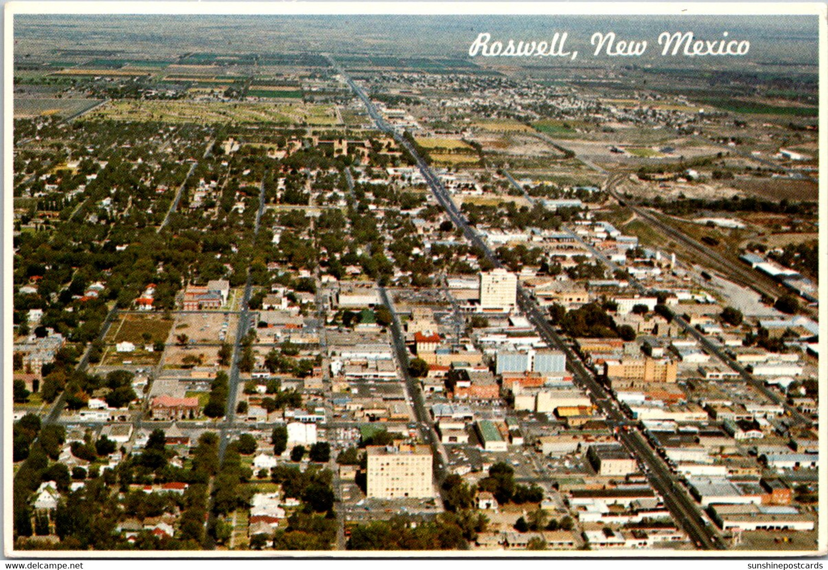 New Mexico Roswell Aerial View - Roswell