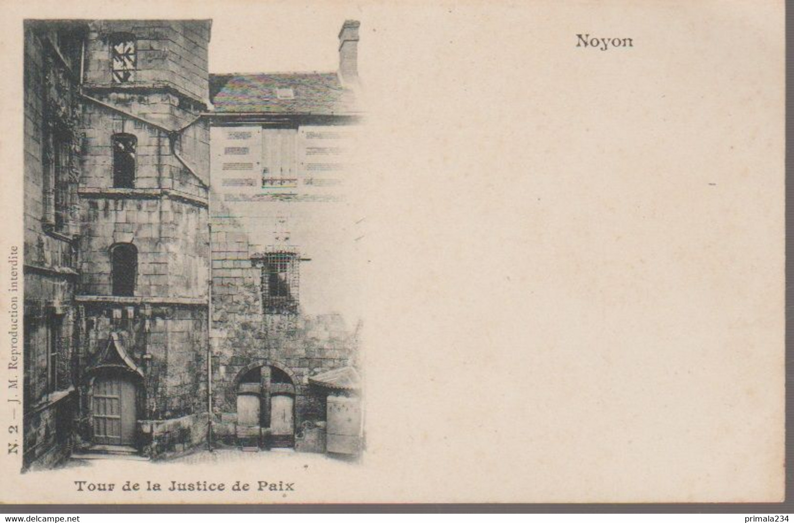 NOYON - TOUR DE LA JUSTICE DE PAIX - Noyon