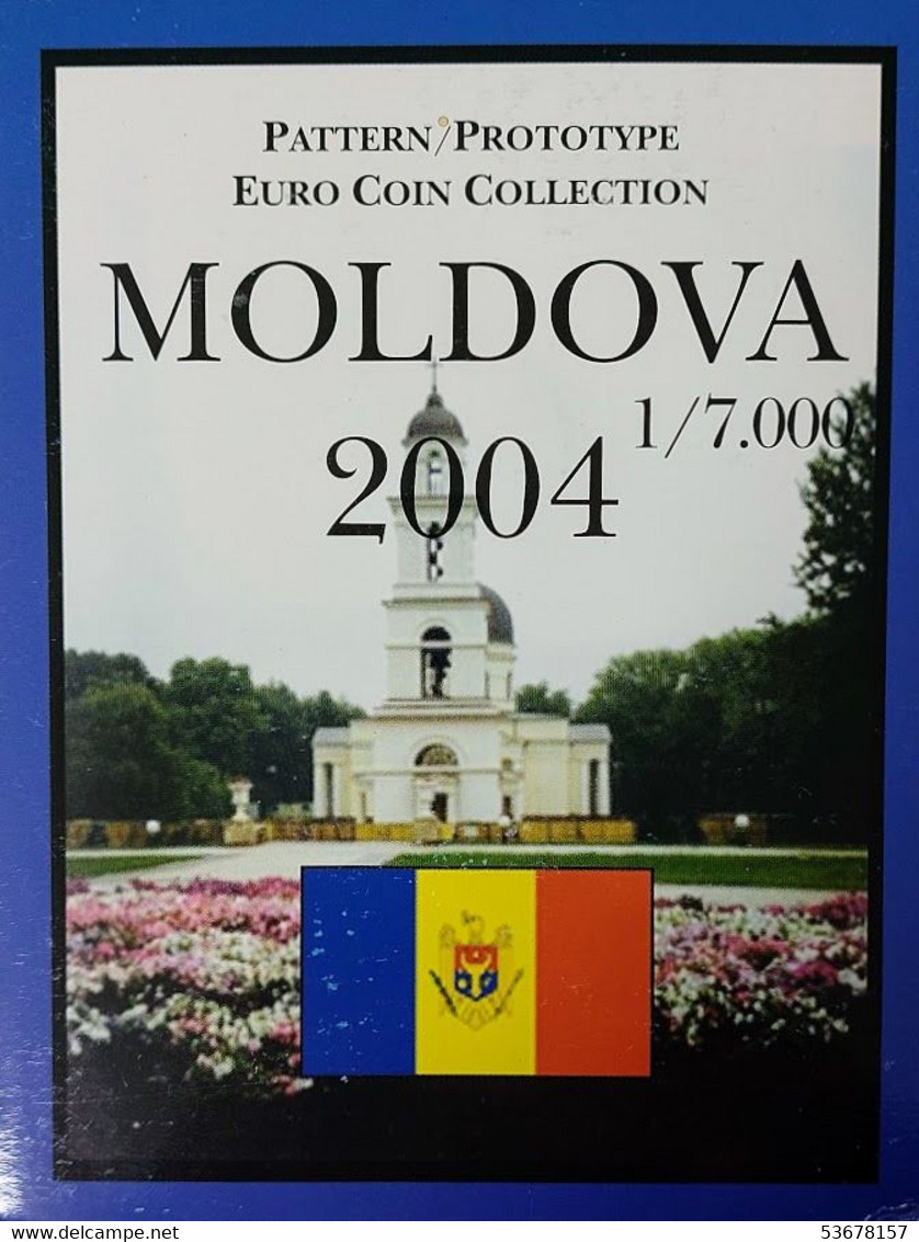 Moldova - Euro Patterns 8 Coins 2004, X# Pn1-Pn8 (#1605) - Moldavië