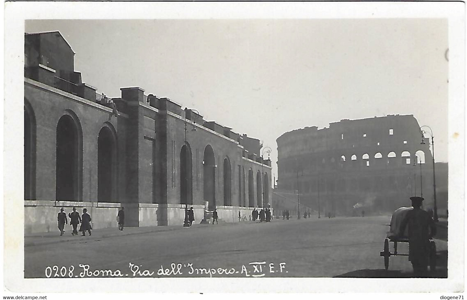 Roma Via Dell'Impero A. XI E.F. 1933 Animata - Kolosseum