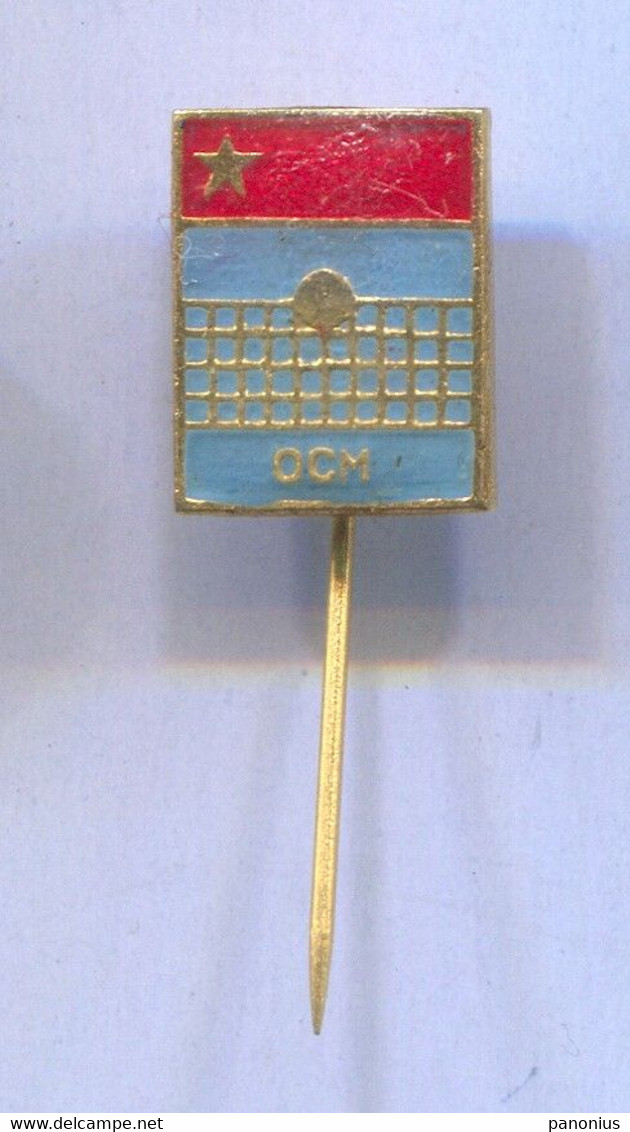 Volleyball Pallavolo - Macedonia ( In Yugoslavia ) Federation Association, Vintage Pin Badge Abzeichen - Volleyball