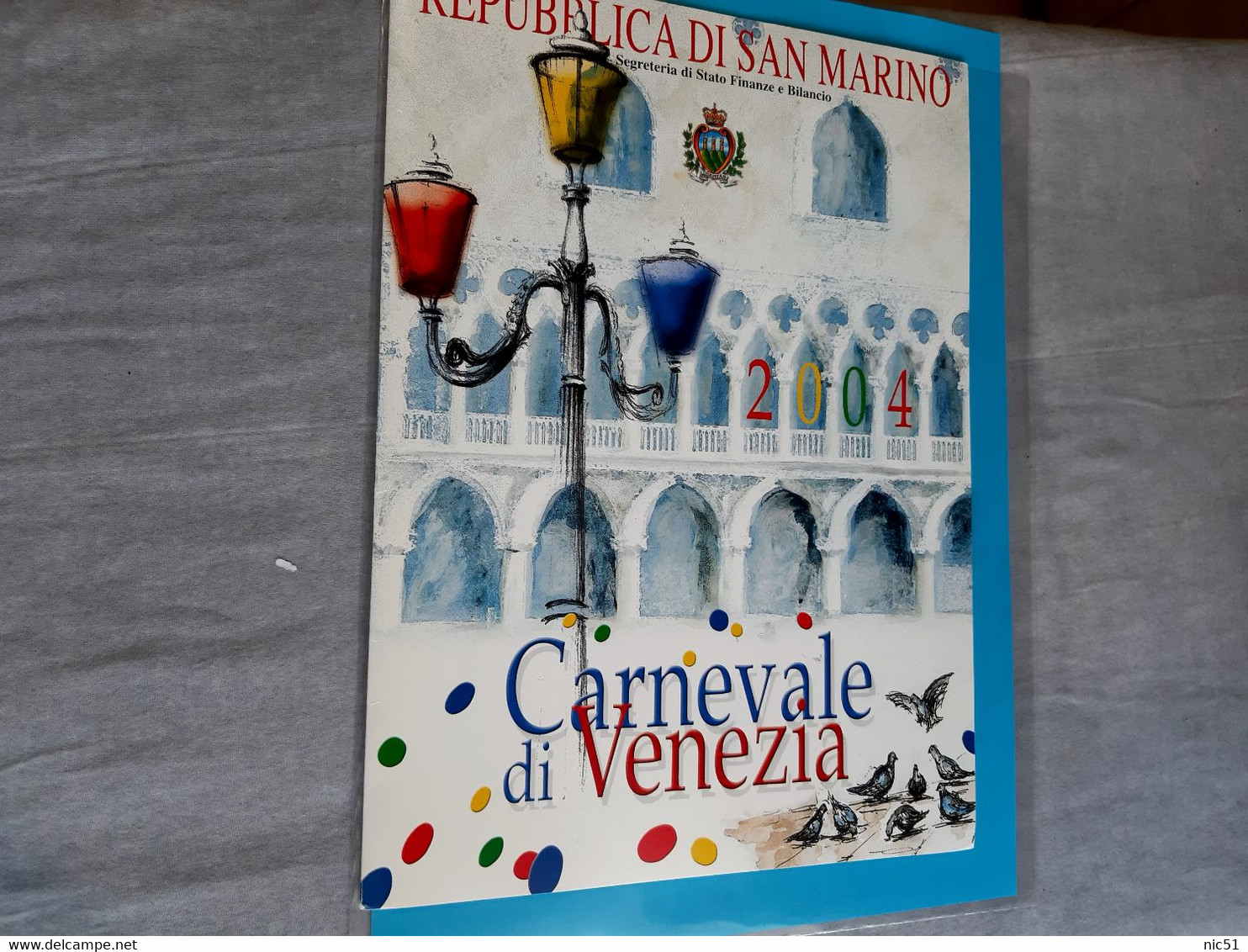 SAN MARINO SAINT MARIN 2004 FOLDER  CARNEVALE DI VENEZIA** - Autres & Non Classés