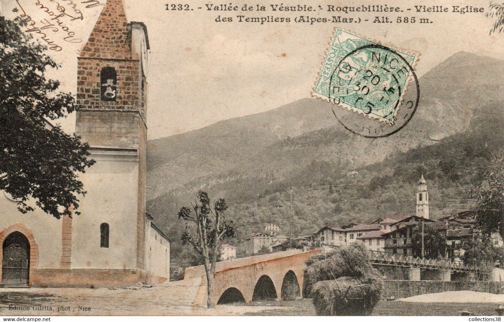 Vallée De La Vésubie - Roquebillière - Vieille Eglise Des Templiers - Roquebilliere