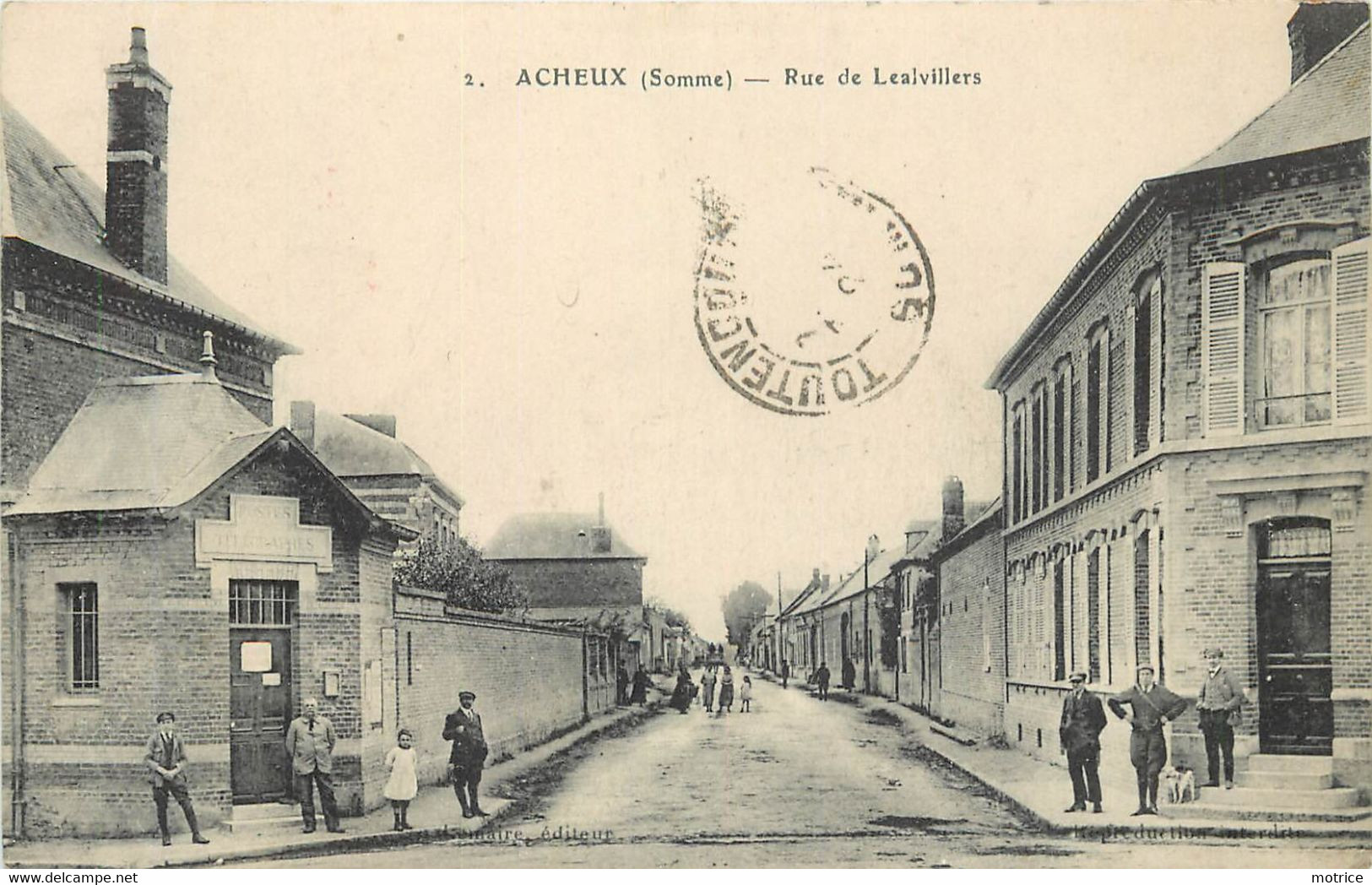 ACHEUX - Rue De Lealvillers. - Acheux En Amienois