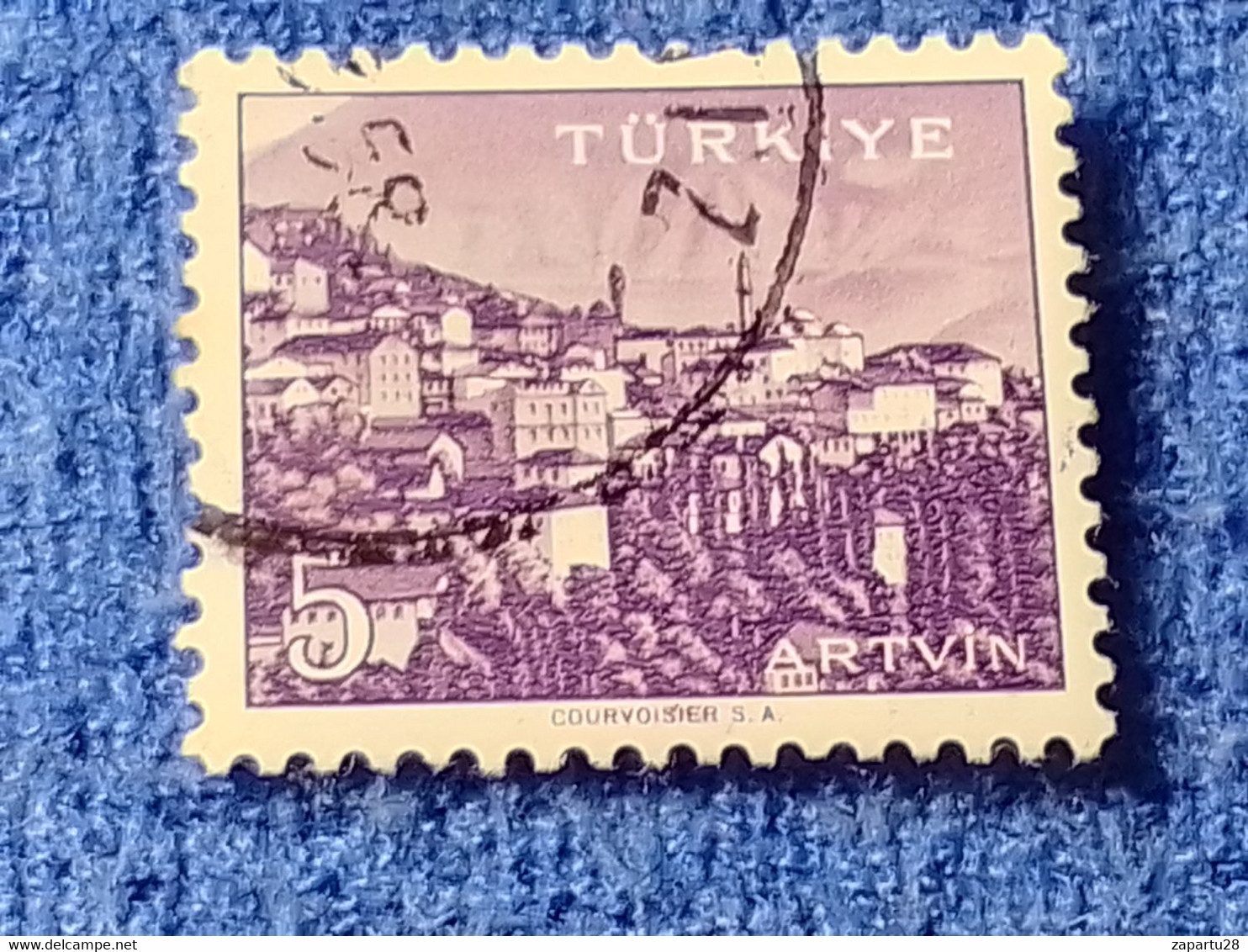 TÜRKİYE- 1960-70-    5K.    MEMLEKET    SERİSİ  ŞEHİRLER  DAMGALI - 1934-39 Sandjak D'Alexandrette & Hatay