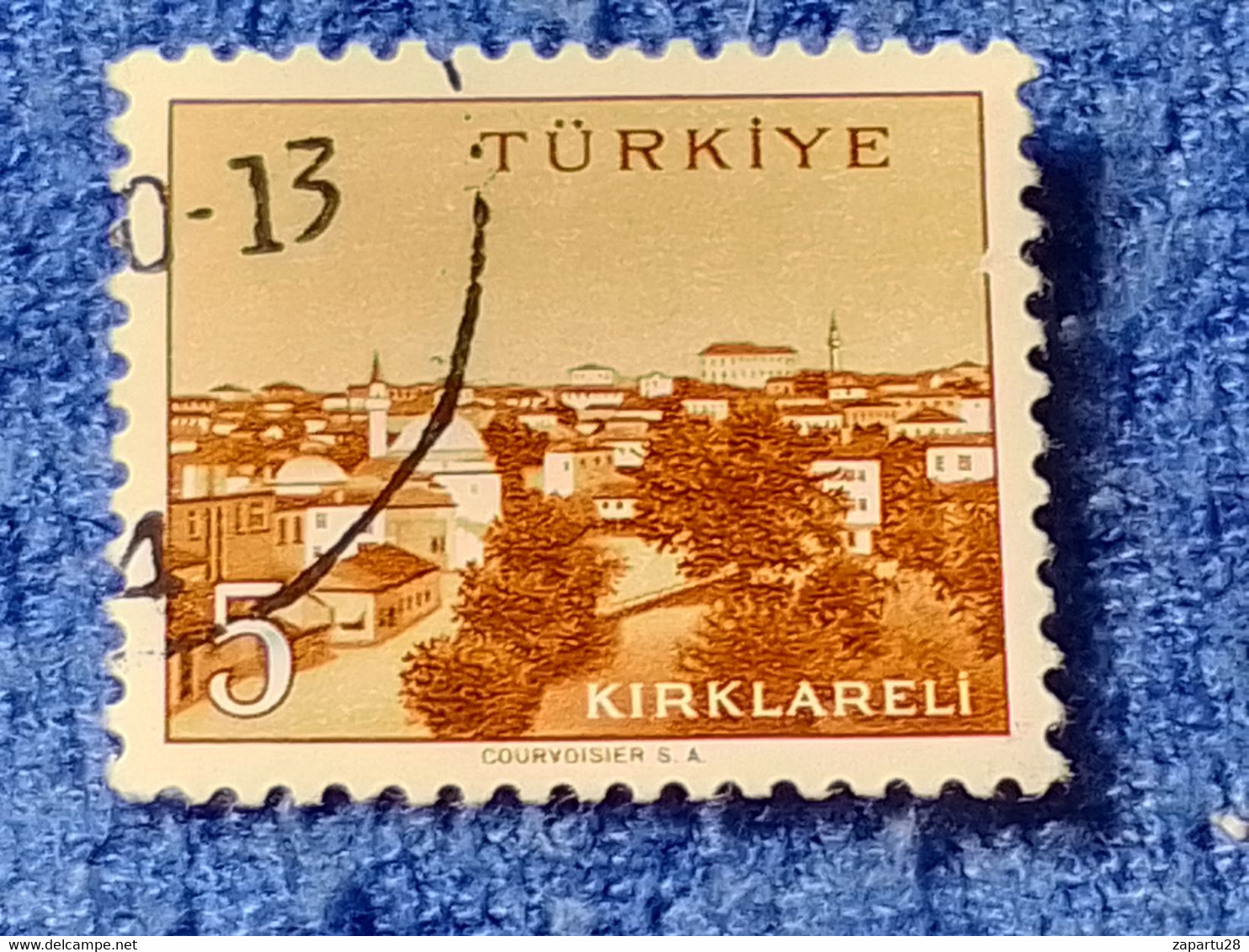 TÜRKİYE- 1960-70-    5K.    MEMLEKET    SERİSİ  ŞEHİRLER  DAMGALI - 1934-39 Sandjak D'Alexandrette & Hatay