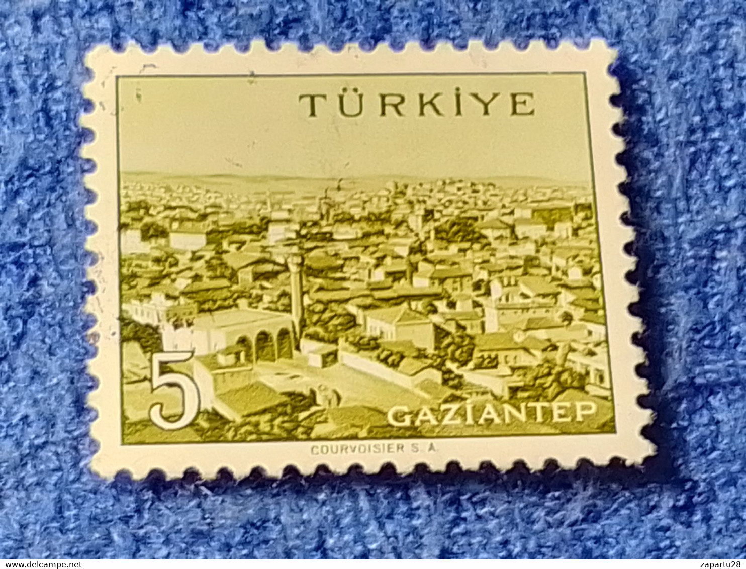 TÜRKİYE- 1960-70-    5K.    MEMLEKET    SERİSİ  ŞEHİRLER  DAMGALI - 1934-39 Sandjak D'Alexandrette & Hatay