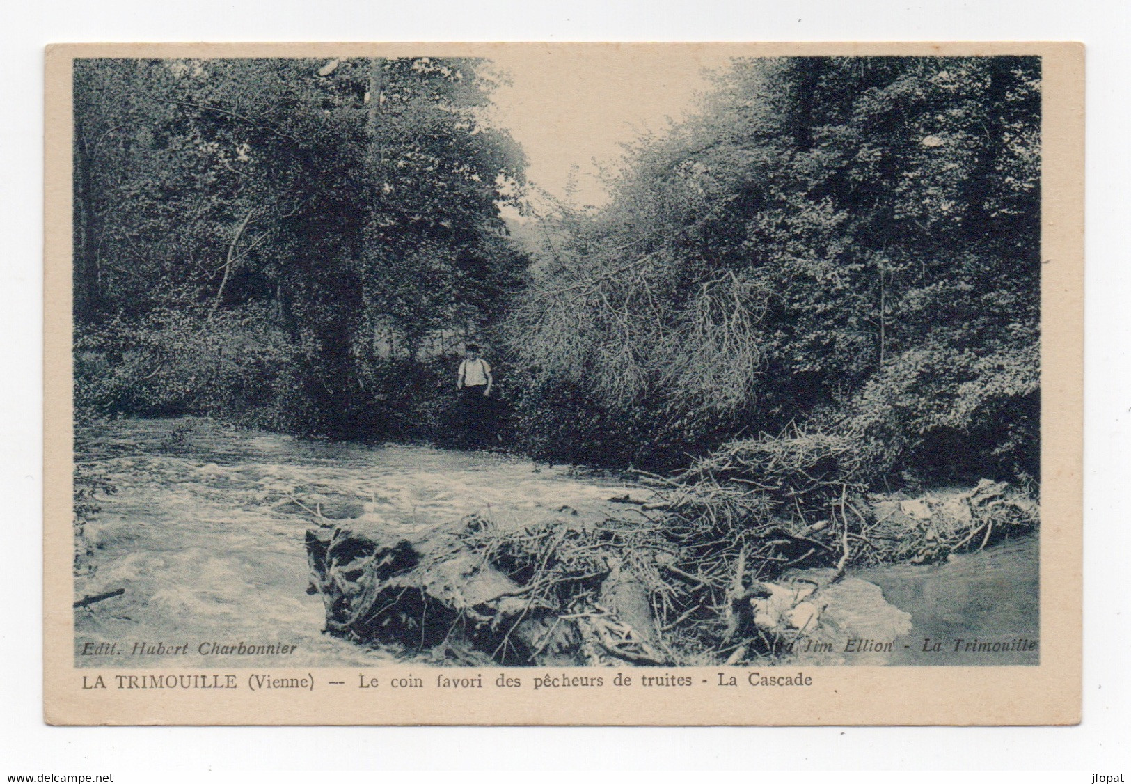 86 VIENNE - LA TRIMOUILLE Le Coin Favori Des Pêcheurs De Truites, La Cascade - La Trimouille