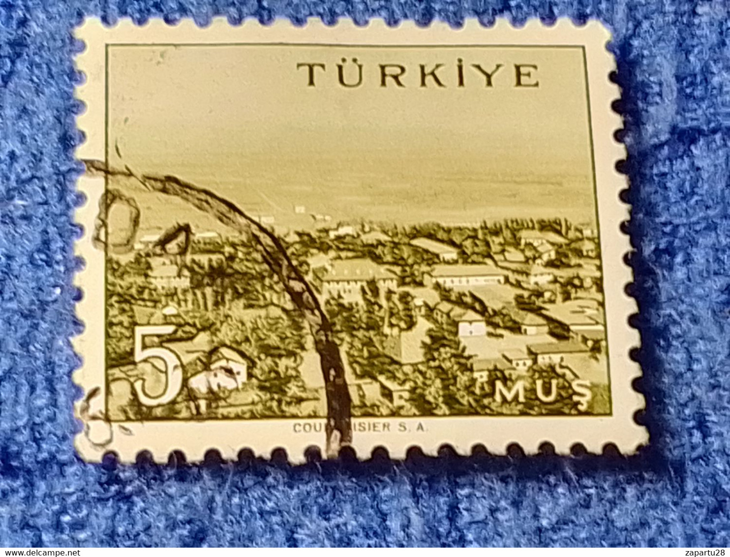 TÜRKİYE- 1960-70-    5K.    MEMLEKET    SERİSİ  ŞEHİRLER  DAMGALI - 1934-39 Sandjak D'Alexandrette & Hatay