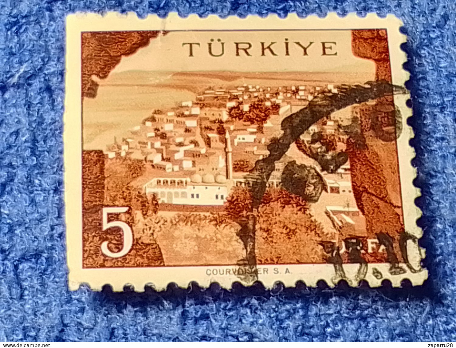 TÜRKİYE- 1960-70-    5K.    MEMLEKET    SERİSİ  ŞEHİRLER  DAMGALI - 1934-39 Sandjak Alexandrette & Hatay