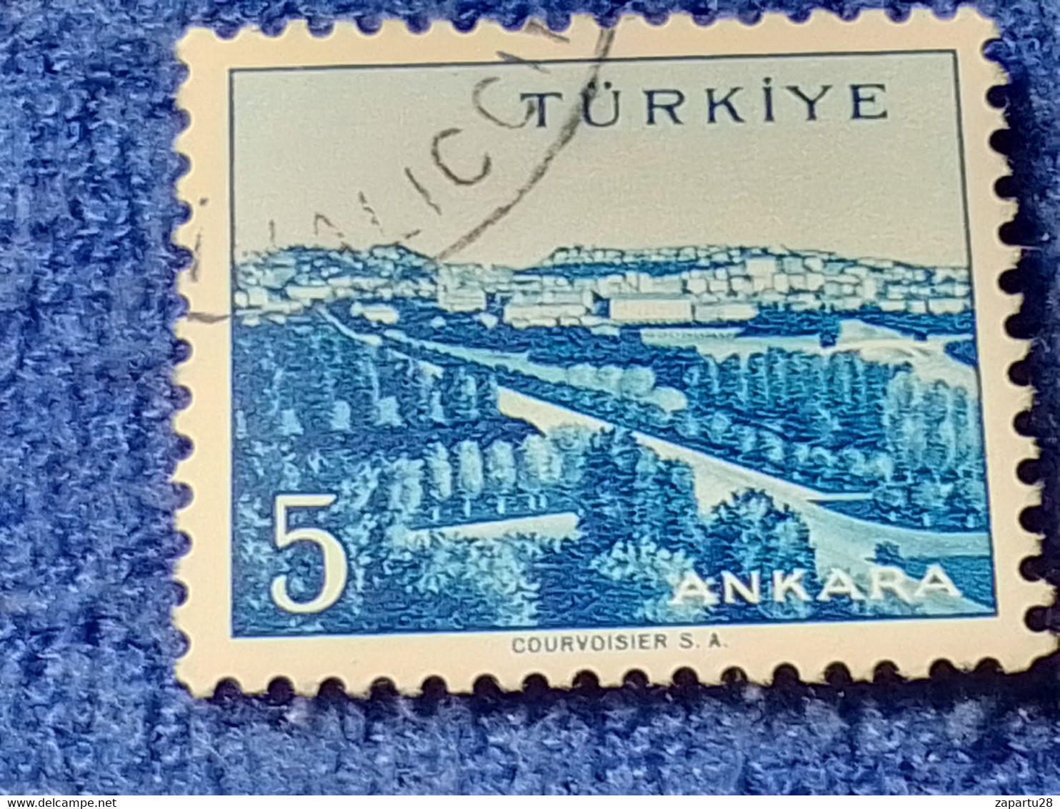 TÜRKİYE- 1960-70-    5K.    MEMLEKET    SERİSİ  ŞEHİRLER  DAMGALI - 1934-39 Sandjak D'Alexandrette & Hatay