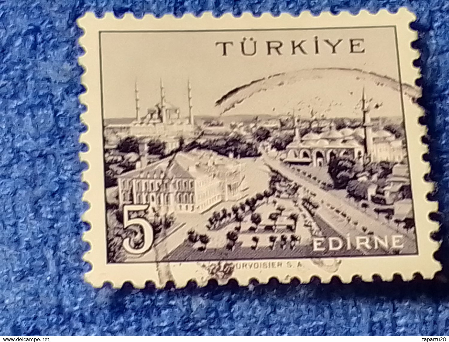 TÜRKİYE- 1960-70-    5K.    MEMLEKET    SERİSİ  ŞEHİRLER  DAMGALI - 1934-39 Sandjak D'Alexandrette & Hatay