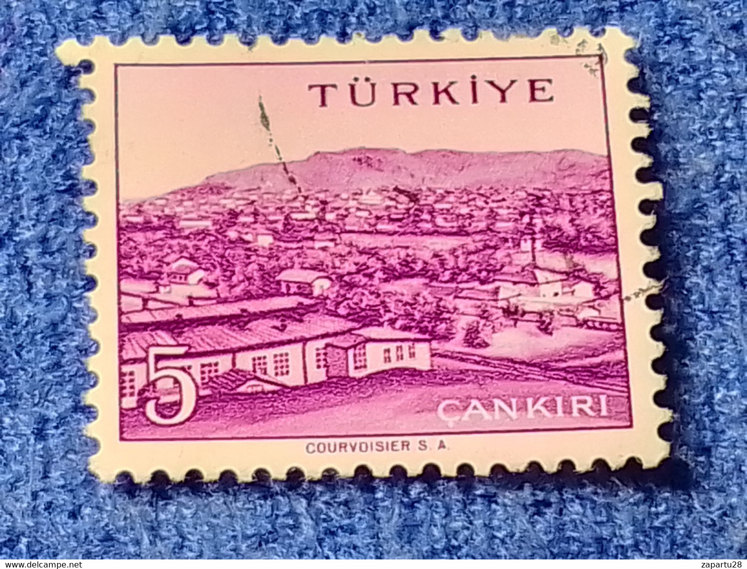 TÜRKİYE- 1960-70-    5K.    MEMLEKET    SERİSİ  ŞEHİRLER  DAMGALI - 1934-39 Sandjak D'Alexandrette & Hatay