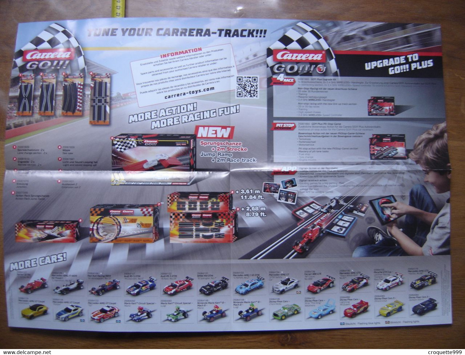 Brochure Catalogue Publicite AUTOMOBILE Carrera Toys - Motos