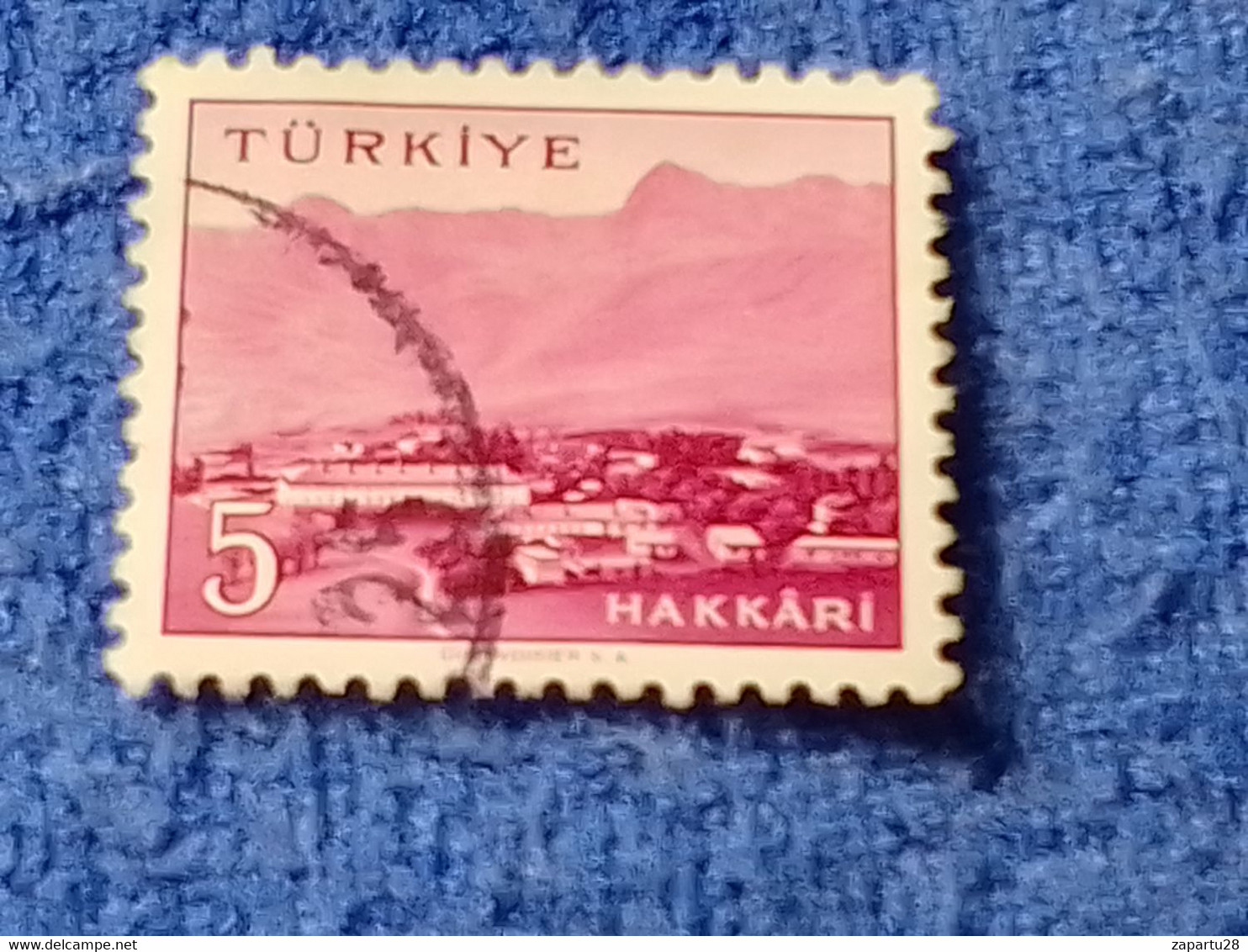 TÜRKİYE- 1960-70-    5K.    MEMLEKET    SERİSİ  ŞEHİRLER  DAMGALI - 1934-39 Sandjak D'Alexandrette & Hatay