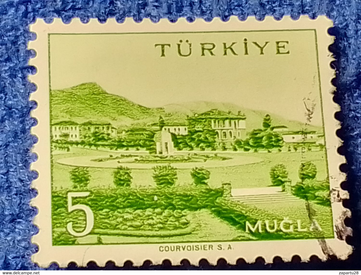 TÜRKİYE- 1960-70-    5K.    MEMLEKET    SERİSİ  ŞEHİRLER  DAMGALI - 1934-39 Sandjak D'Alexandrette & Hatay