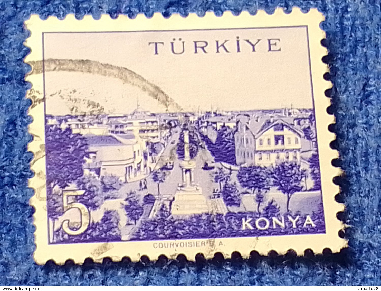 TÜRKİYE- 1960-70-    5K.    MEMLEKET    SERİSİ  ŞEHİRLER  DAMGALI - 1934-39 Sandschak Alexandrette & Hatay