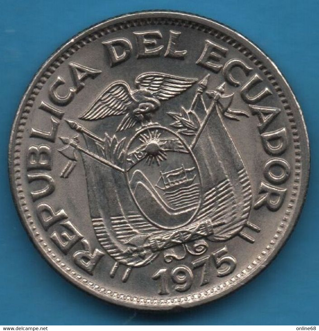 ECUADOR 50 CENTAVOS 1975 KM# 81 - Equateur