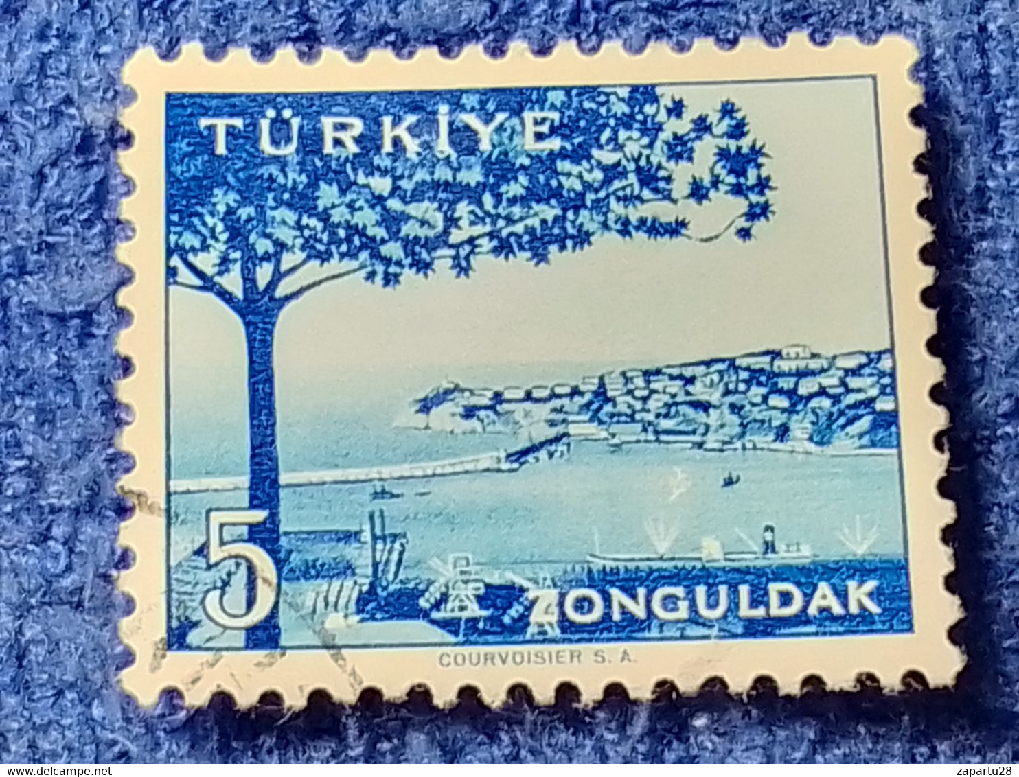 TÜRKİYE- 1960-70-    5K.    MEMLEKET    SERİSİ  ŞEHİRLER  DAMGALI - 1934-39 Sandschak Alexandrette & Hatay