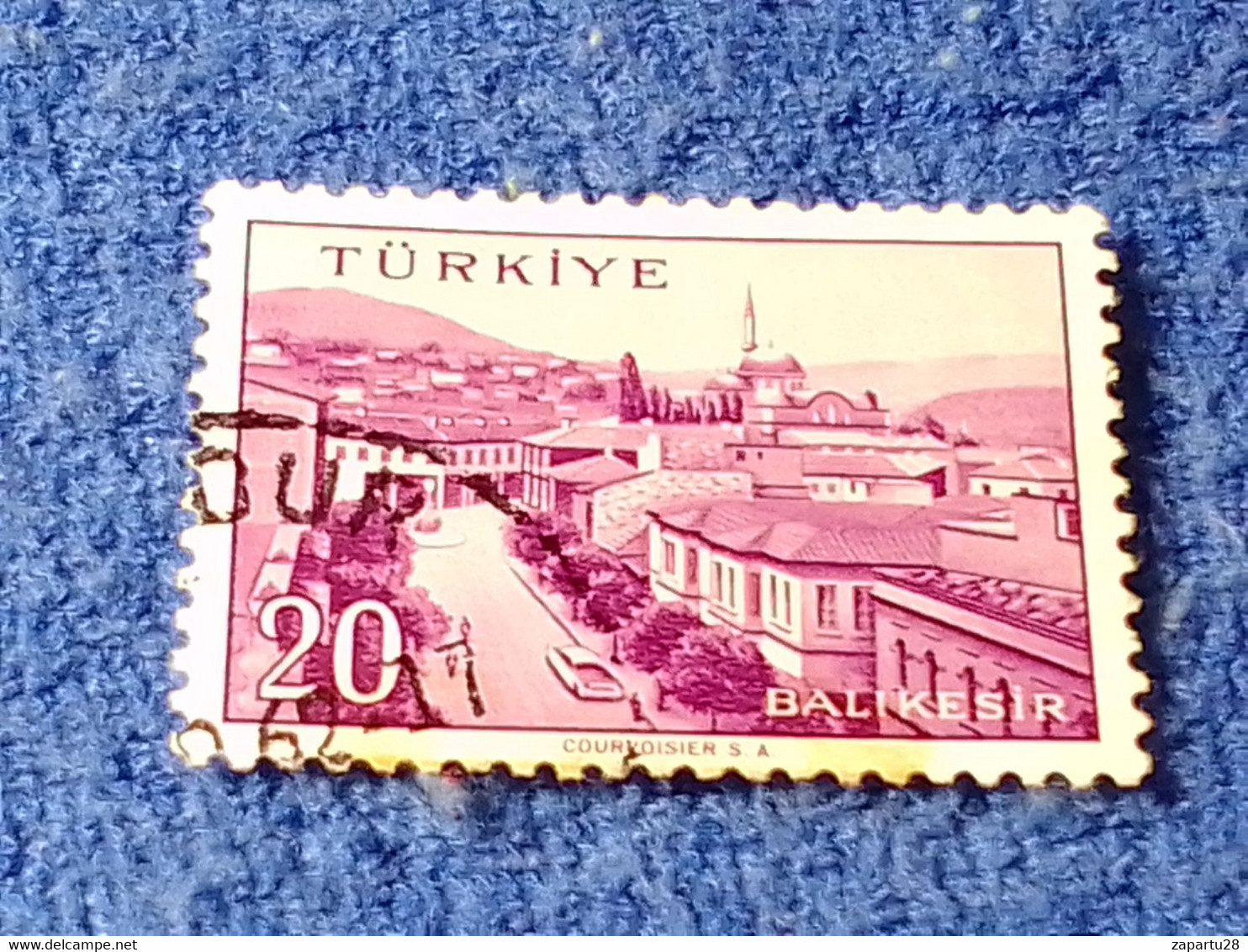 TÜRKİYE- 1960-70-    20K.    MEMLEKET    SERİSİ  ŞEHİRLER  DAMGALI - 1934-39 Sandjak D'Alexandrette & Hatay