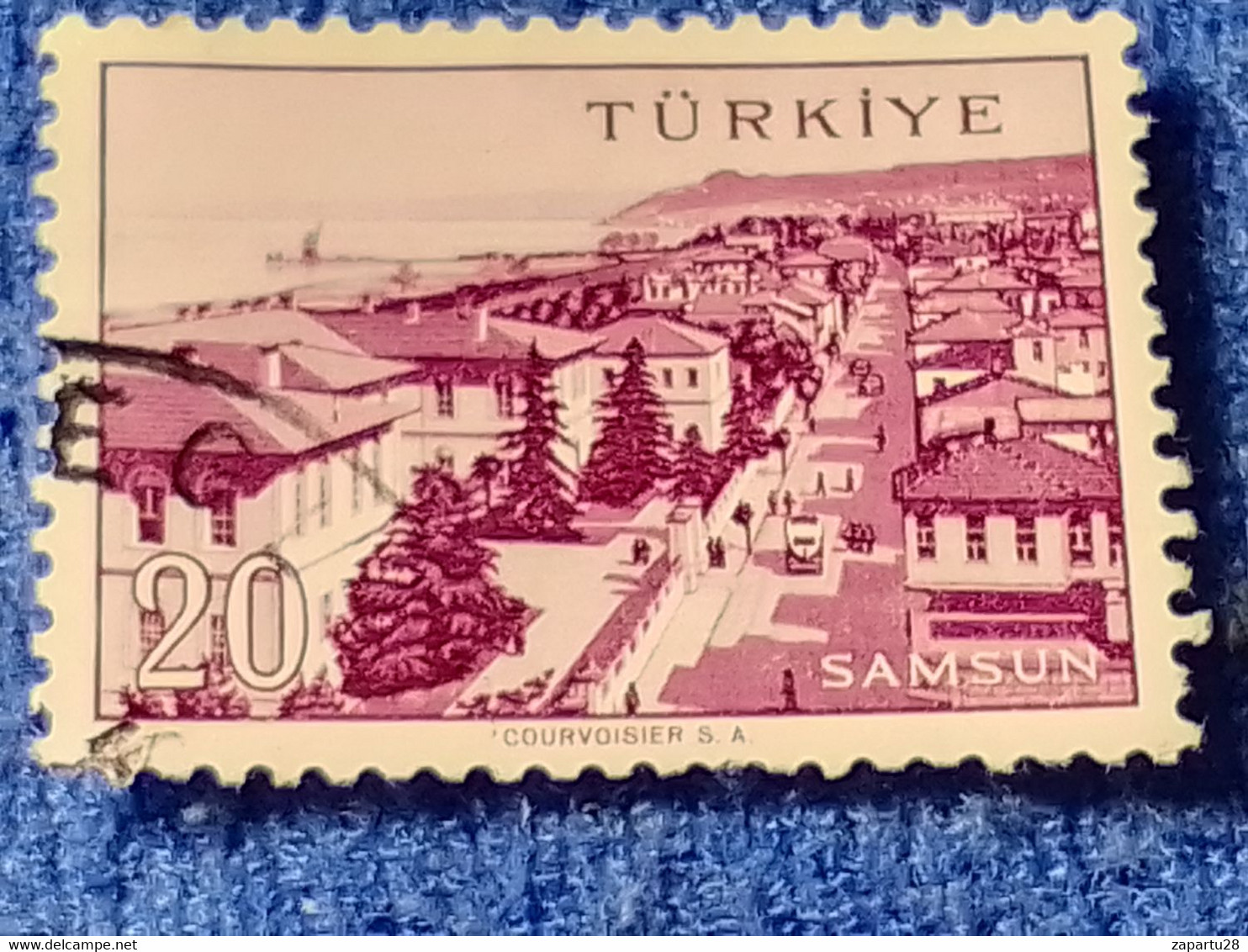 TÜRKİYE- 1960-70-    20K.    MEMLEKET    SERİSİ  ŞEHİRLER  DAMGALI - 1934-39 Sandjak Alexandrette & Hatay