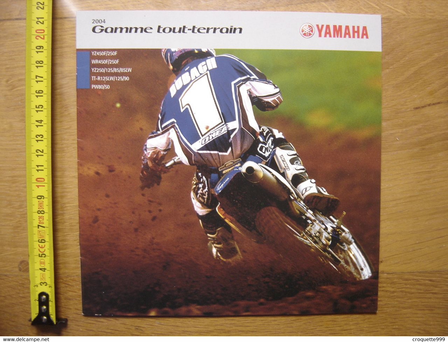 Brochure Catalogue Publicite Prospekt MOTO YAMAHA 2004 Gamme Tout Terrain - Motos