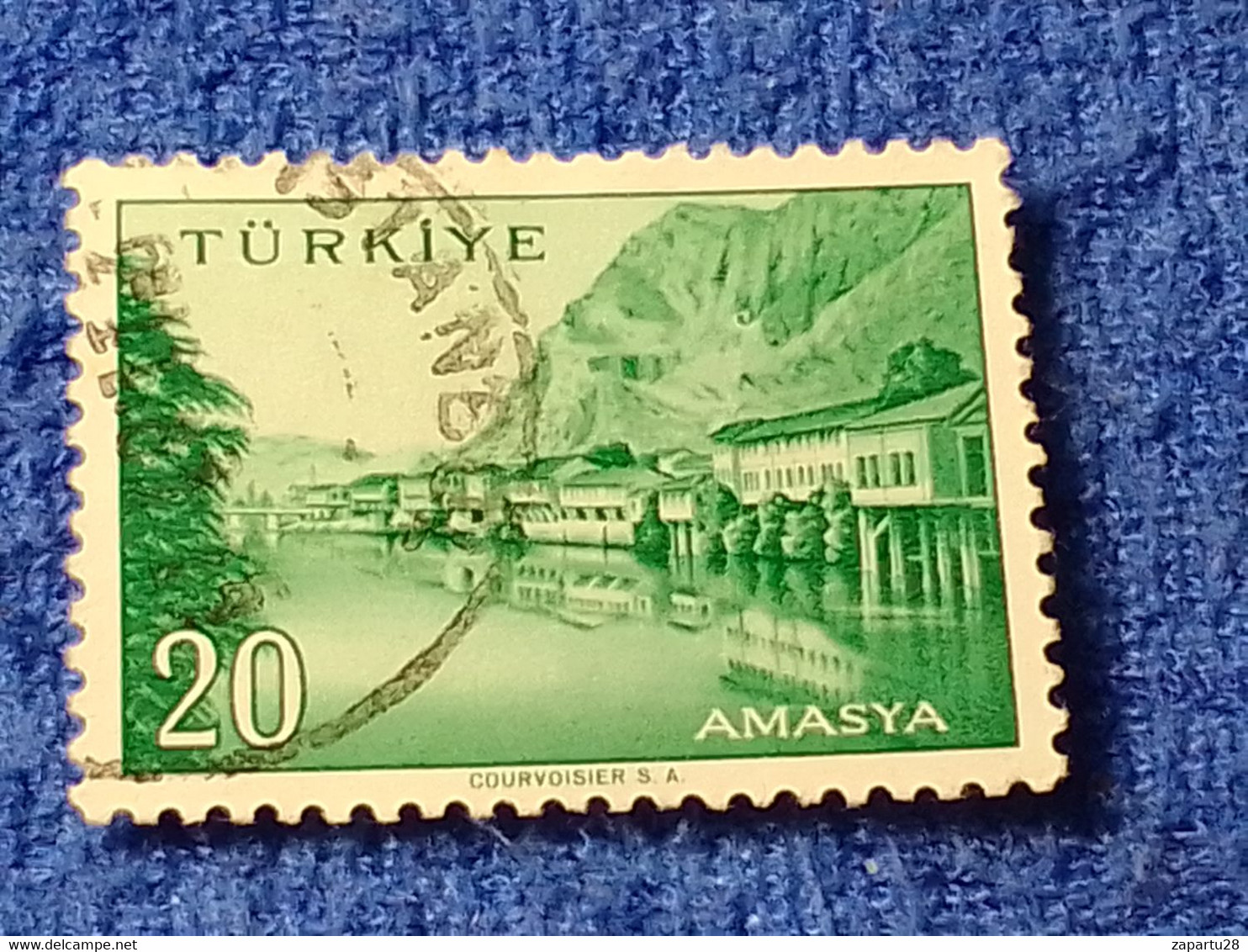 TÜRKİYE- 1960-70-    20K.    MEMLEKET    SERİSİ  ŞEHİRLER  DAMGALI - 1934-39 Sandjak Alexandrette & Hatay