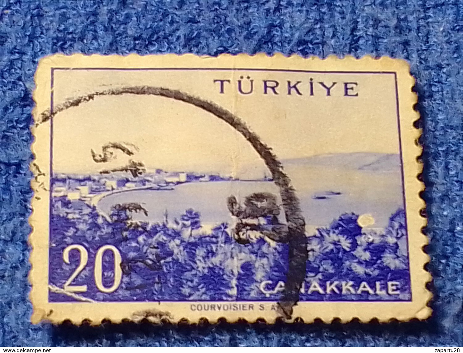 TÜRKİYE- 1960-70-    20K.    MEMLEKET    SERİSİ  ŞEHİRLER  DAMGALI - 1934-39 Sandjak Alexandrette & Hatay