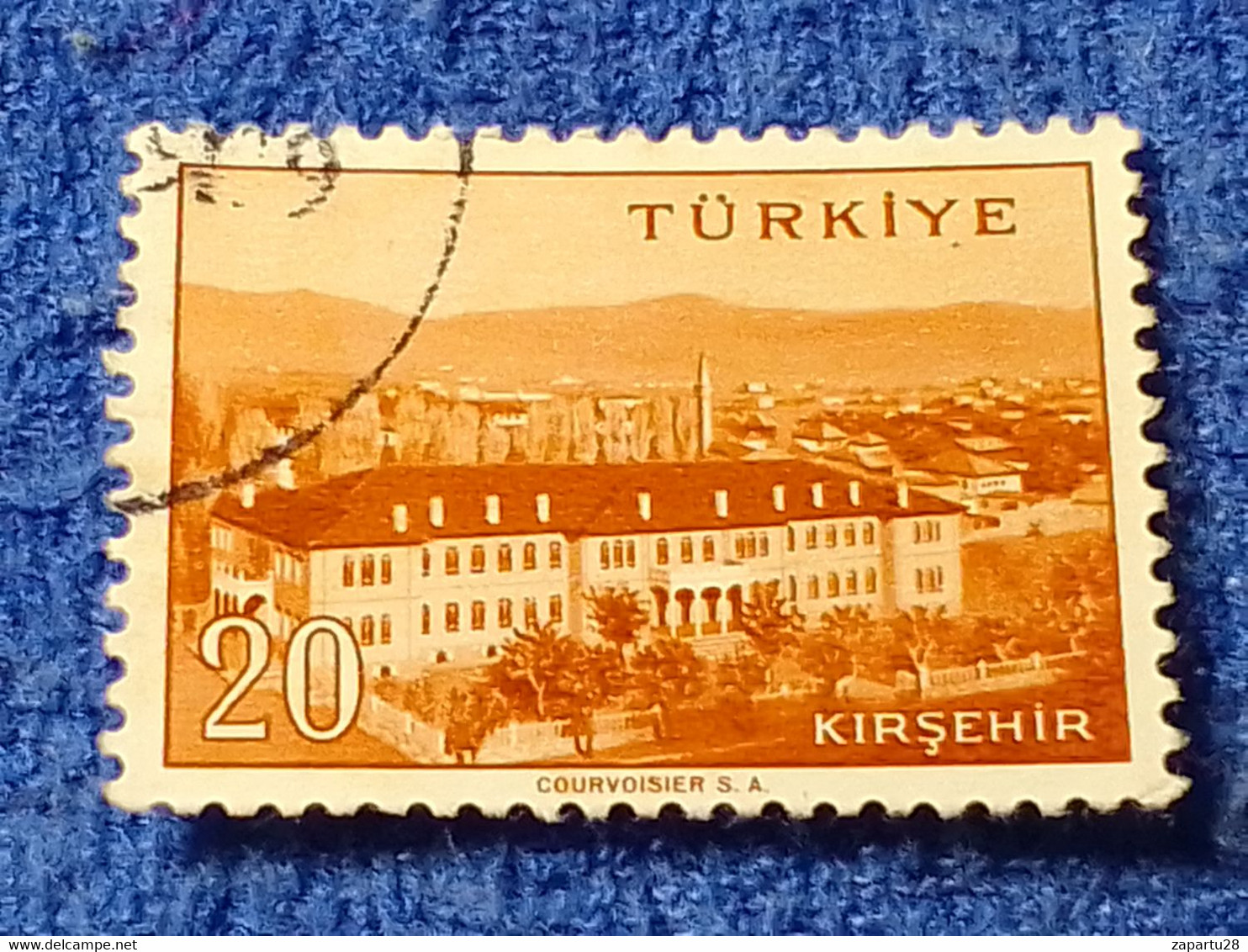 TÜRKİYE- 1960-70-    20K.    MEMLEKET    SERİSİ  ŞEHİRLER  DAMGALI - 1934-39 Sandschak Alexandrette & Hatay